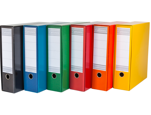 Lever Arch Coloured File with Micro Box