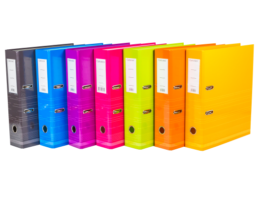 Lever Arch File in Coloured Plasticized Paper
